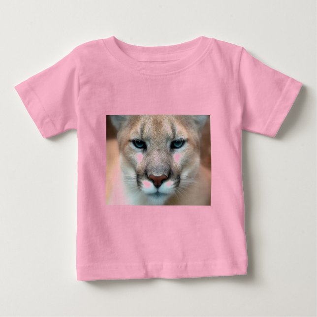 Katze Katzen Wild Strip Druck DJ Anniversaries Baby T-shirt (Vorderseite)
