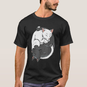 Katze Katzen Yin Yang T-Shirt
