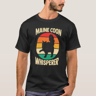 Katze Katzenmutter Vater Fell Elternteil Maine Co T-Shirt