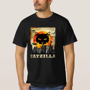 Katze, Katzilla, lustig, Spaß, text, japan T-Shirt