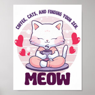 Katze - Kawaii Poster