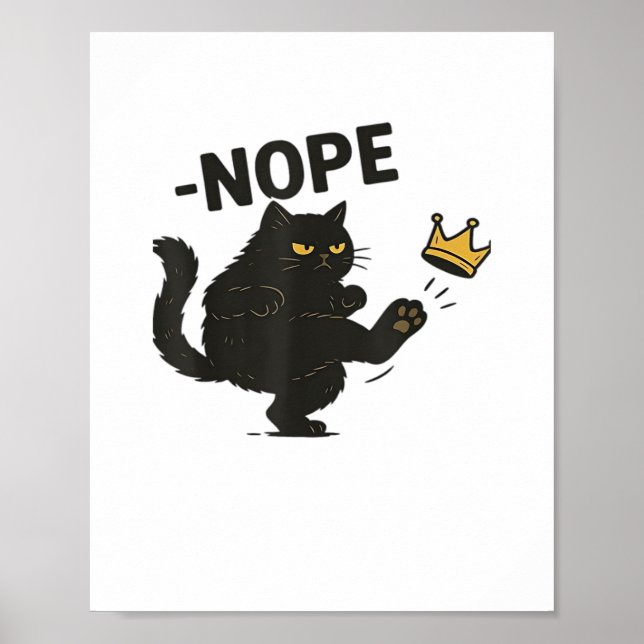Katze Keine Könige In Amerika  Poster (Vorne)