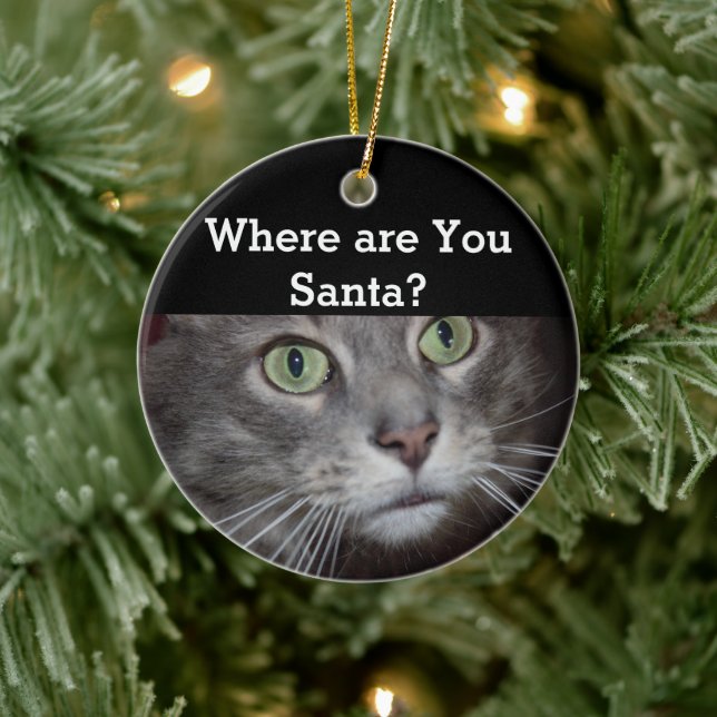 Katze Keramik Ornament (Baum)