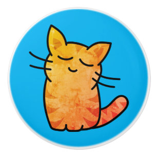 Katze Keramikknauf