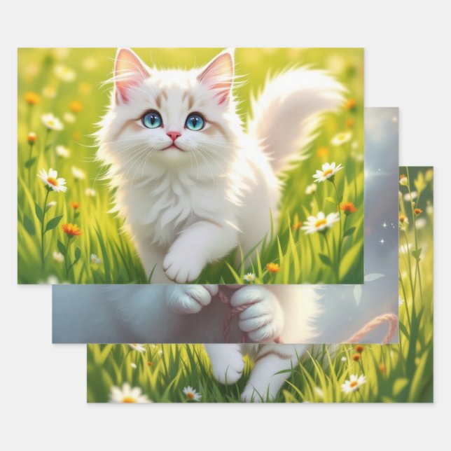 Katze / Kitten Geschenkpapier Set (Set)