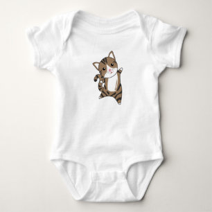 Katze Kitty Fellnase Sweet Animals Kids Baby Cats Strampler