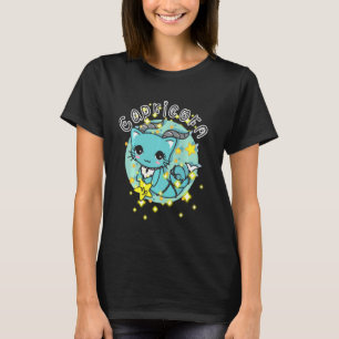 Katze Kitty Süß Miauen Steinbock Mädchen Kind Wurd T-Shirt