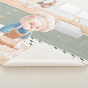 Katze Koch Backen in der Küche Sherpadecke