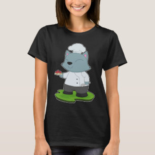 Katze kocht Gebäck Kochen T-Shirt
