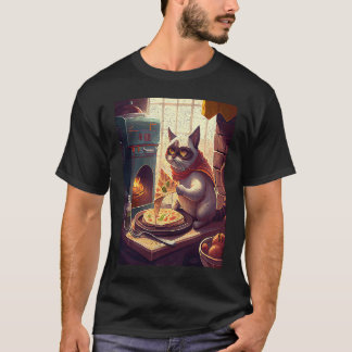 Katze kocht Taco T-Shirt