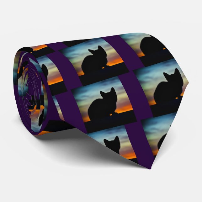 Katze Krawatte (Gerollt)
