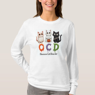 Katze Lady Gift - Zwangsstörung bei Katzen T-Shirt