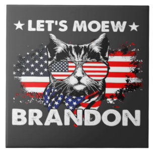 Katze lässt Miauen  Fliese