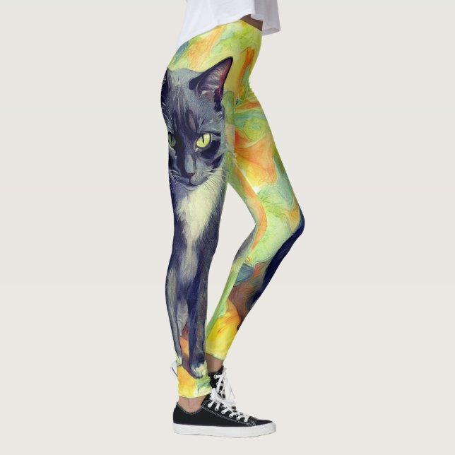 Katze Leggings (Rechts)