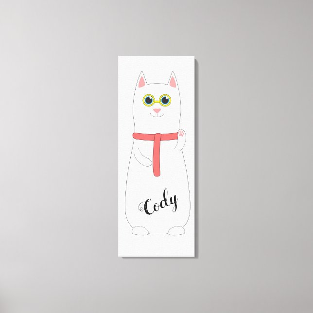 Katze Leinwanddruck (Vorderseite)