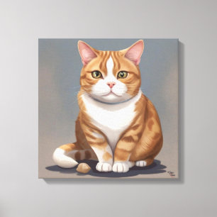 Katze Leinwanddruck
