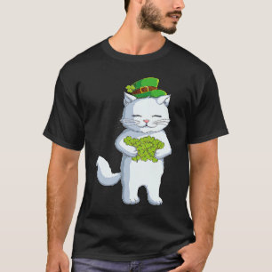 Katze Leprechaun Frohen St Patricks Tag Irischer S T-Shirt