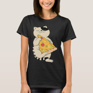 Katze liebt Ananas-Pizza Verbotenes Hawaiian Foodi T-Shirt