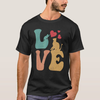 Katze LIEBT Katzenliebhaber Ich liebe Katzen T-Shirt