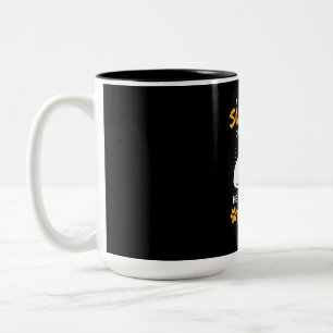 Katze Lover einen Mann mit Bier und Katze Zweifarbige Tasse