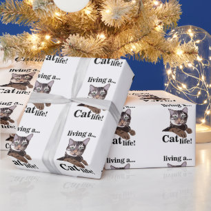 Katze Lustiger Tierliebhaber Geschenkpapier