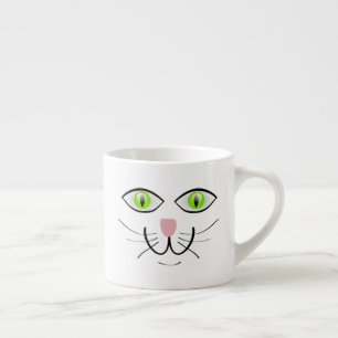 Katze Lustiges Gesicht Cartoon-29034 Espressotasse