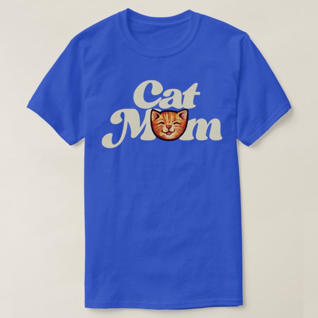 Katze Mama8 T-Shirt (Design vorne)