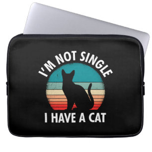 Katze Mama Ich bin kein Single Frauen Laptopschutzhülle