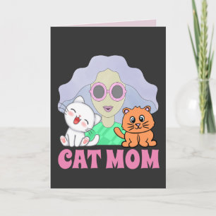 KATZE MAMA KUNSTKARTE BIRTHDAY KARTE GEEIGNET FÜR 