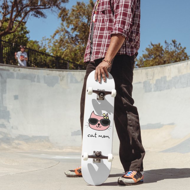 KATZE MAMA MÄDCHEN SKATEBOARD DECK (Außenbereich 2)