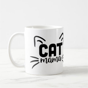 Katze Mama mit Whiskern Kaffeetasse