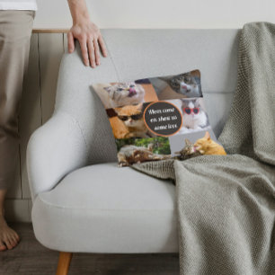 Katze Mama Niedlich Moderne Personalisierte Heimfo Kissen