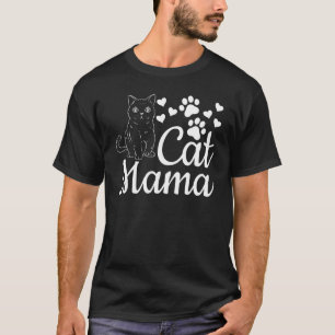 Katze Mama Süße Katze Mutter Katze Ich Katze Mama T-Shirt