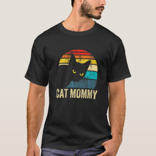 Katze Mami Vintage Retro Vintage Katzen Mama Mütt T-Shirt