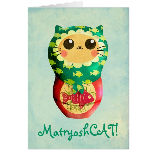 Katze Matryoshka Puppe (Vorne)