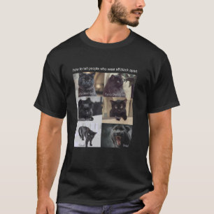 Katze Meme Alberne Katze Lustige Katze Miauen Zisc T-Shirt