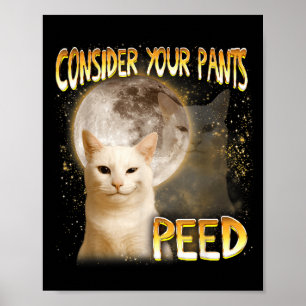 Katze Meme Katze Liebhaber Katze Mama Lustig Beden Poster
