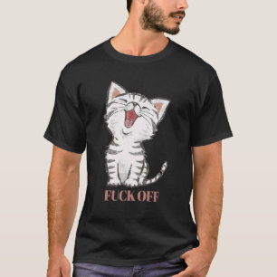 Katze Meme Retro-Stil Vintage-Katzen T-Shirt