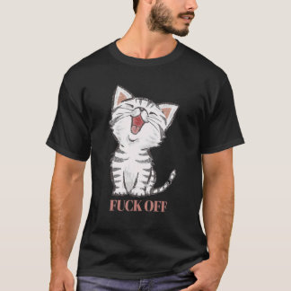 Katze Meme Retro-Stil Vintage-Katzen T-Shirt