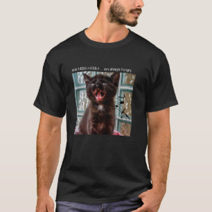 Katze Meme T-Shirt Alberne Katze Lustige Kitty Meo