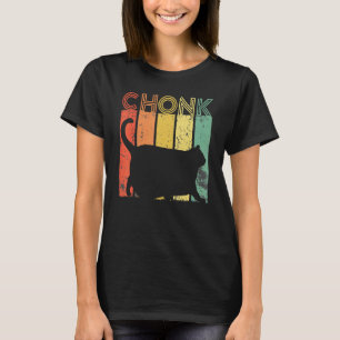 Katze Meme Vintage Chonk Katze Katze T-Shirt
