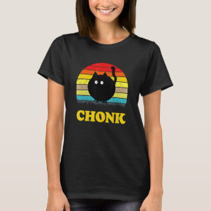 Katze Meme Vintage Chonk Katze T-Shirt