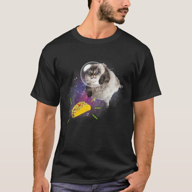 Katze , Mens Taco , Mens Taco , Katze T-Shirt (Vorderseite)