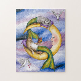 Katze Mermaid 29 Puzzle
