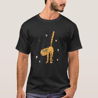 Katze Miauen Niedlich T-Shirt