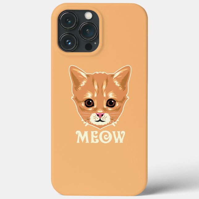 Katze Miaut  Case-Mate iPhone Hülle (Rückseite)