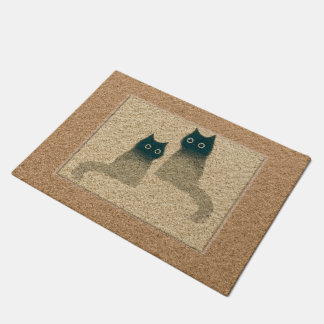 Katze Minimalist Fußmatte