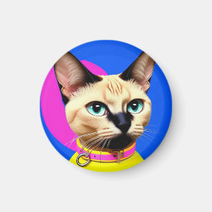 Katze mit auffallenden Augen Magnet