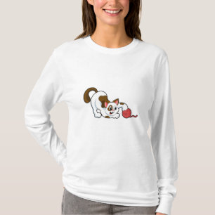 Katze mit Ball aus Wolle T-Shirt