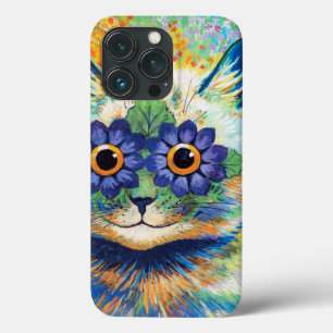 Katze mit Blume Augen   Louis Wain   Case-Mate iPhone Hülle